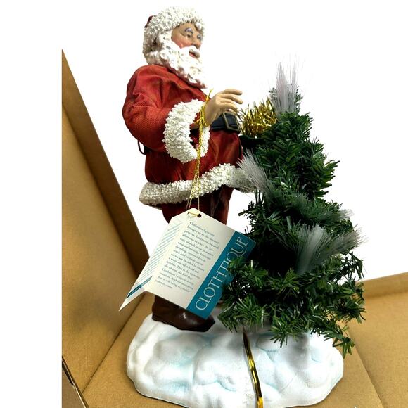 Clothtique Possible Dreams 2000 “Christmas Glow” 15103 Santa Figure-Excellent